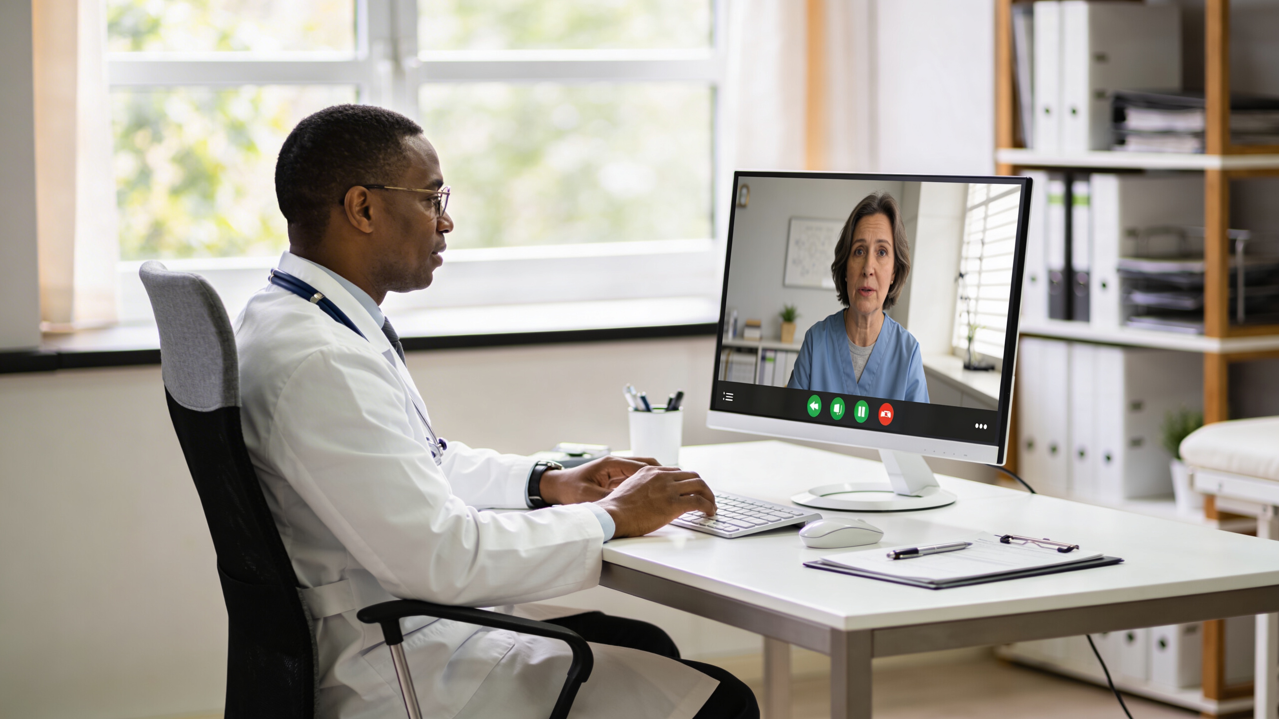 Remote clinical consultation interface