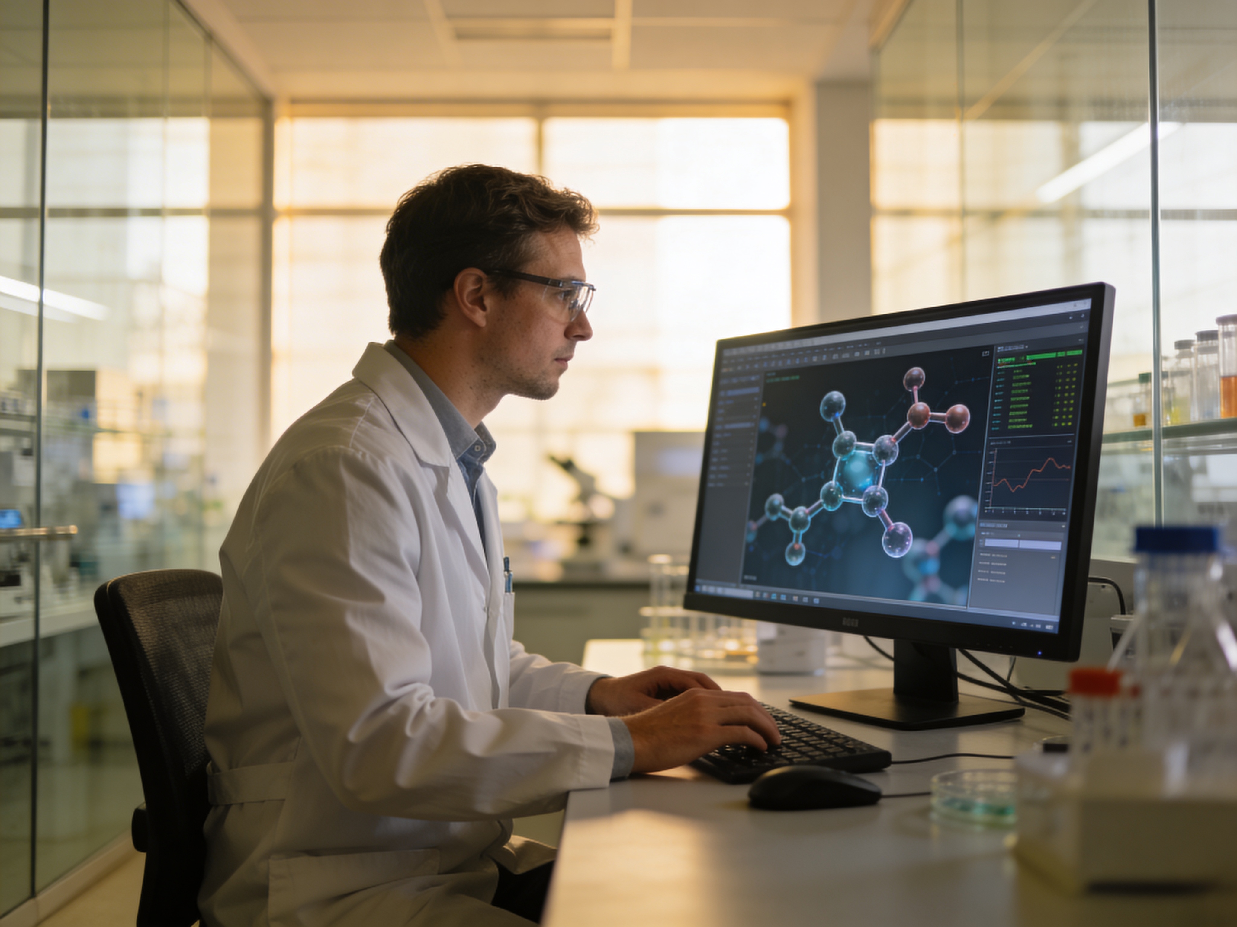 Biomedical research — computational analysis